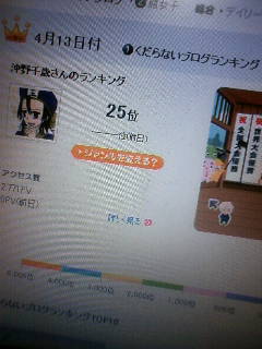 �u���O���z���Ă���